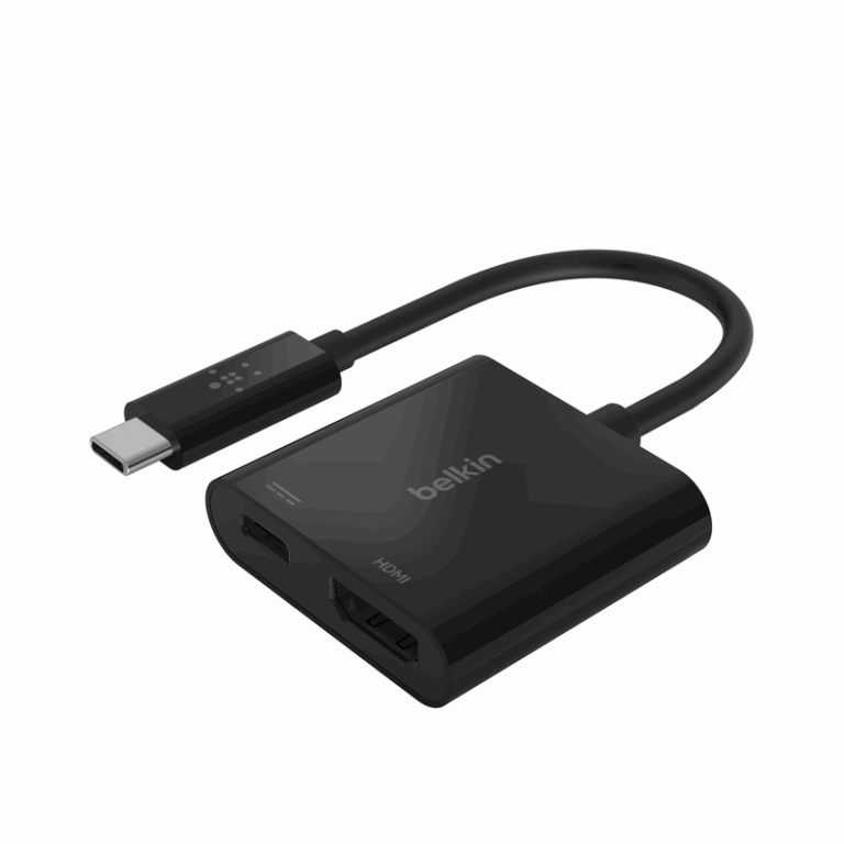 Adaptateur Belkin USB-C vers HDMI + recharge – AVC002BTBK Tunisie