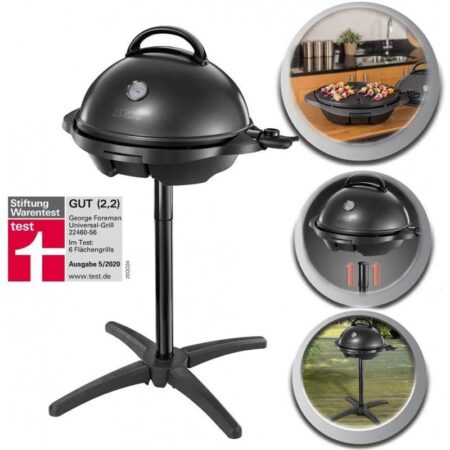 Barbecue Électrique George Foreman Russell Hobbs 22460-56 Noir Tunisie