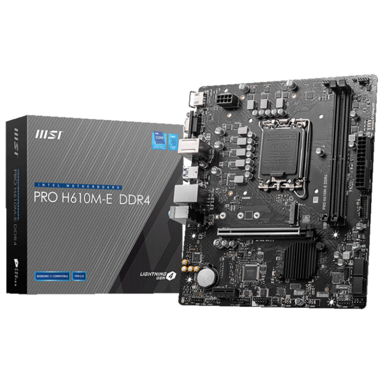 Carte Mère MSI PRO H610M-E DDR4 Tunisie