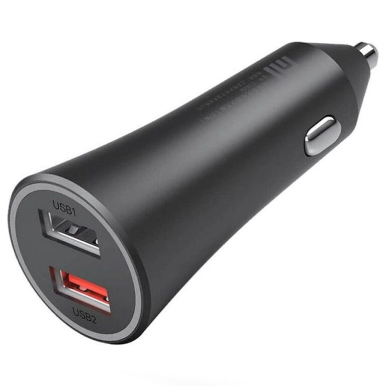 Chargeur Voiture Xiaomi 37W 2 Ports Noir – 26554 Tunisie