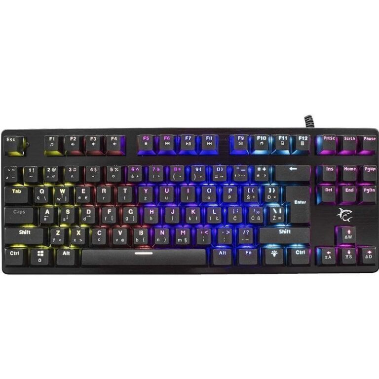 Clavier Gamer Mécanique White Shark GK-1925 Spartan Blue Switch Tkl -Noir Tunisie