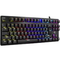 Clavier Gamer Mécanique White Shark GK-1925 Spartan Blue Switch Tkl -Noir Tunisie