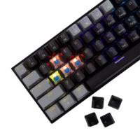 Clavier Gaming White Shark Wakizashi Blue Switches – Noir et Gris – GK-002721 Tunisie