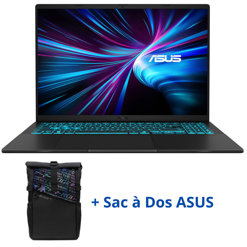 Pc Portable Gamer Asus V16 V3607VJ Intel 5 210H 8Go 512Go SSD RTX 3050 6Go Noir – V3607VJ-RP086 Tunisie
