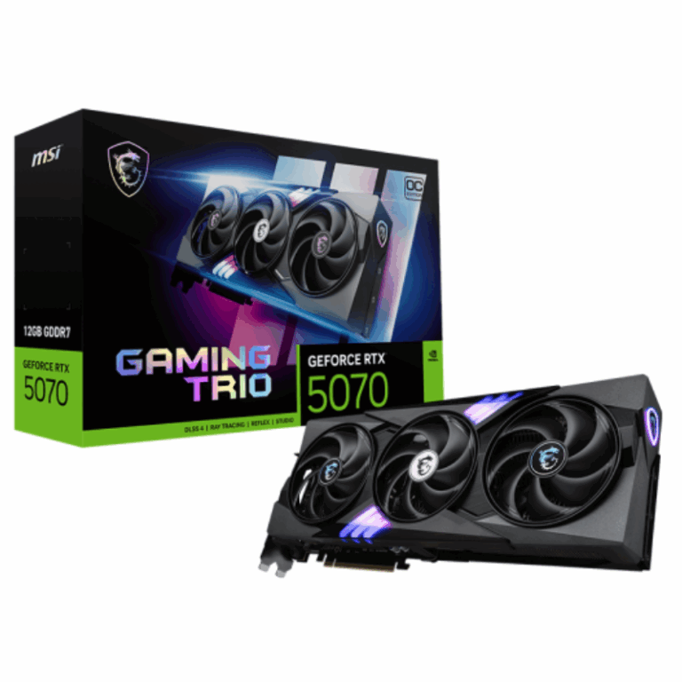 Carte Graphique MSI GeForce RTX 5070 Gaming Trio Oc – 912-V532-029 Tunisie