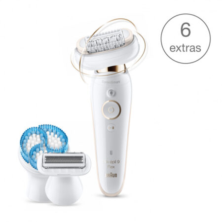 Épilateur Braun Pro 3D Silk-épil 9 Flex SES-9010 Blanc Tunisie