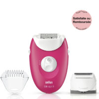 Épilateur Braun Série 9 Wet & Dry SkinSpa SensoSmart SES9-980 Blanc Tunisie