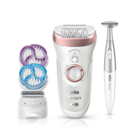 Épilateur Braun Série 9 Wet & Dry SkinSpa SensoSmart SES9-980 Blanc Tunisie