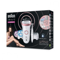 Épilateur Braun Série 9 Wet & Dry SkinSpa SensoSmart SES9-980 Blanc Tunisie