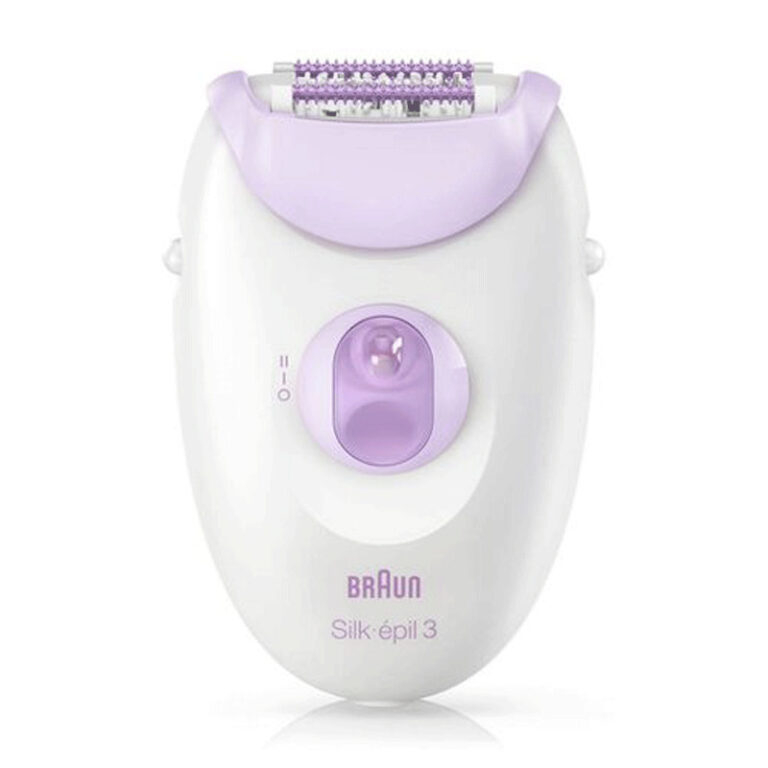 Épilateur Électrique Braun Silk-épil 3 SE3-000 Blanc & Violet Tunisie