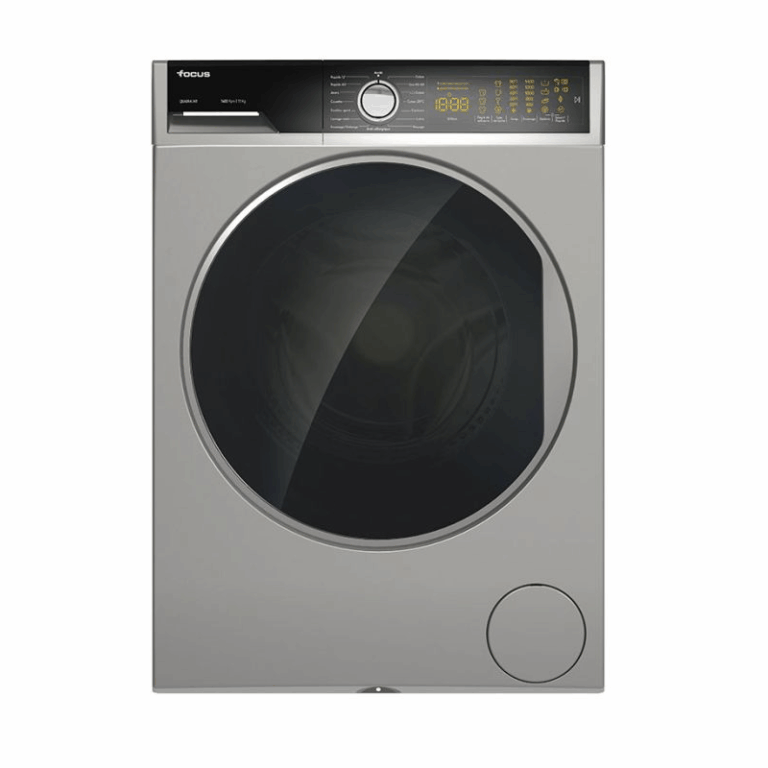 Machine à Laver Frontale Focus 11 Kg QUADRA.1411 Silver Tunisie