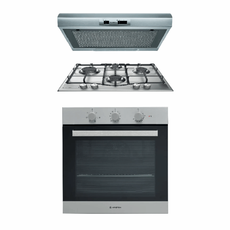 Pack Encastrable Ariston Hotte + Plaque + Four Inox Tunisie