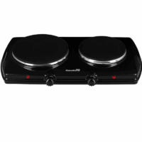Plaque De Cuisson Électrique 2 Feux Hausberg 2500W HB-520RS Rouge Tunisie