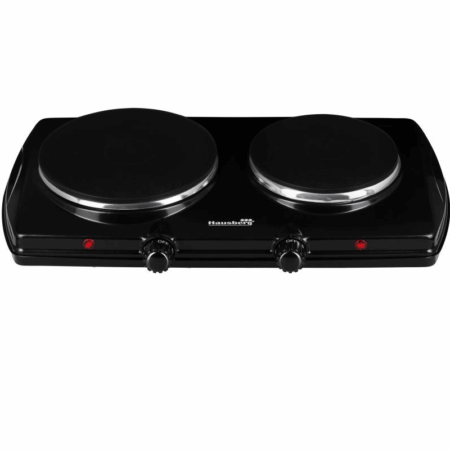 Plaque De Cuisson Électrique 2 Feux Hausberg 2500W HB-520NG Noir Tunisie