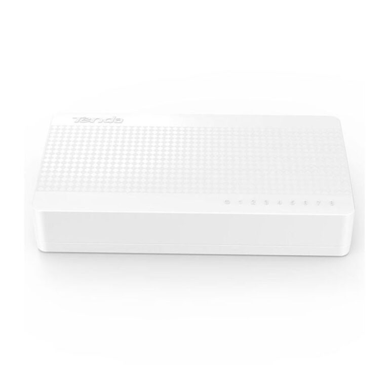 Switch De Bureau Tenda S108v8 Ethernet 8 Ports 10/100 Mbps – Blanc – S108 Tunisie
