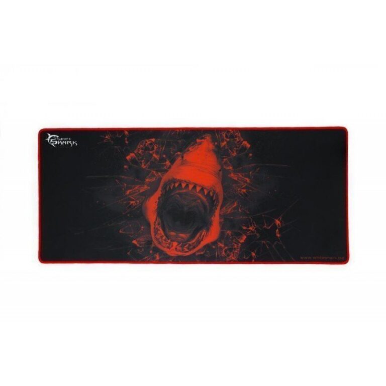 Tapis Souris White Shark SKYWALKER – Noir &Rouge – GMP-1899-XL Tunisie