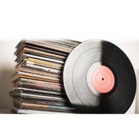 Mallette Bigben  à disques en carton 30 disques vinyles – Rouge – VINYLCASE04 Tunisie