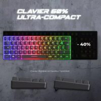 Clavier Gamer Filaire Spirit Of Gamer PRO-K2 RGB – Noir – CLA-PK2BK Tunisie