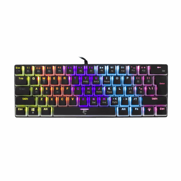 Clavier Gamer Mécanique White Shark Ashiko Gk-2202 Rgb / Noir / Blue Switches – GK-2202-BK/BL Tunisie