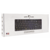 Clavier Gaming Mécanique White Shark Commandos Gk-2106 / Rgb / Noir / Red Switches – GK-2106-RE Tunisie