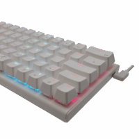 Clavier Gaming White Shark Wakizashi Gk-002221 / Blue Switches / Blanc Tunisie