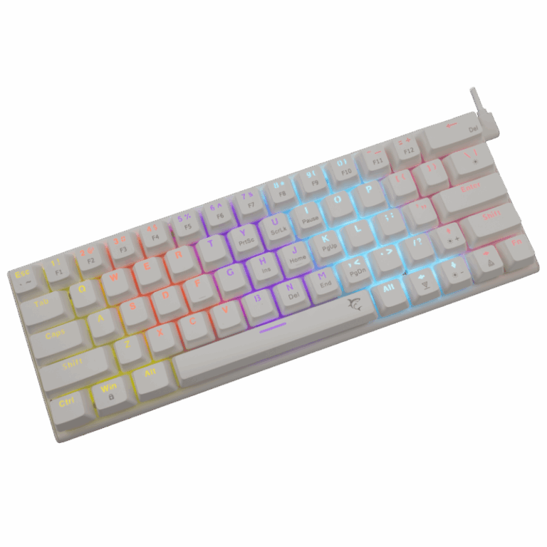 Clavier Gaming White Shark Wakizashi Gk-002221 / Blue Switches / Blanc Tunisie