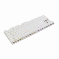 Clavier Gaming Mécanique White Shark Commandos GK-2106 / RGB / Blanc / Red Switches Tunisie