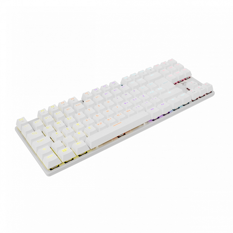 Clavier Gaming Mécanique White Shark Commandos GK-2106 / RGB / Blanc / Red Switches Tunisie