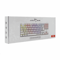 Clavier Gaming Mécanique White Shark Commandos GK-2106 / RGB / Blanc / Red Switches Tunisie