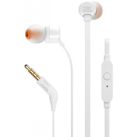 Écouteur intra-auriculaire JBL T110 – Blanc- 191893 Tunisie