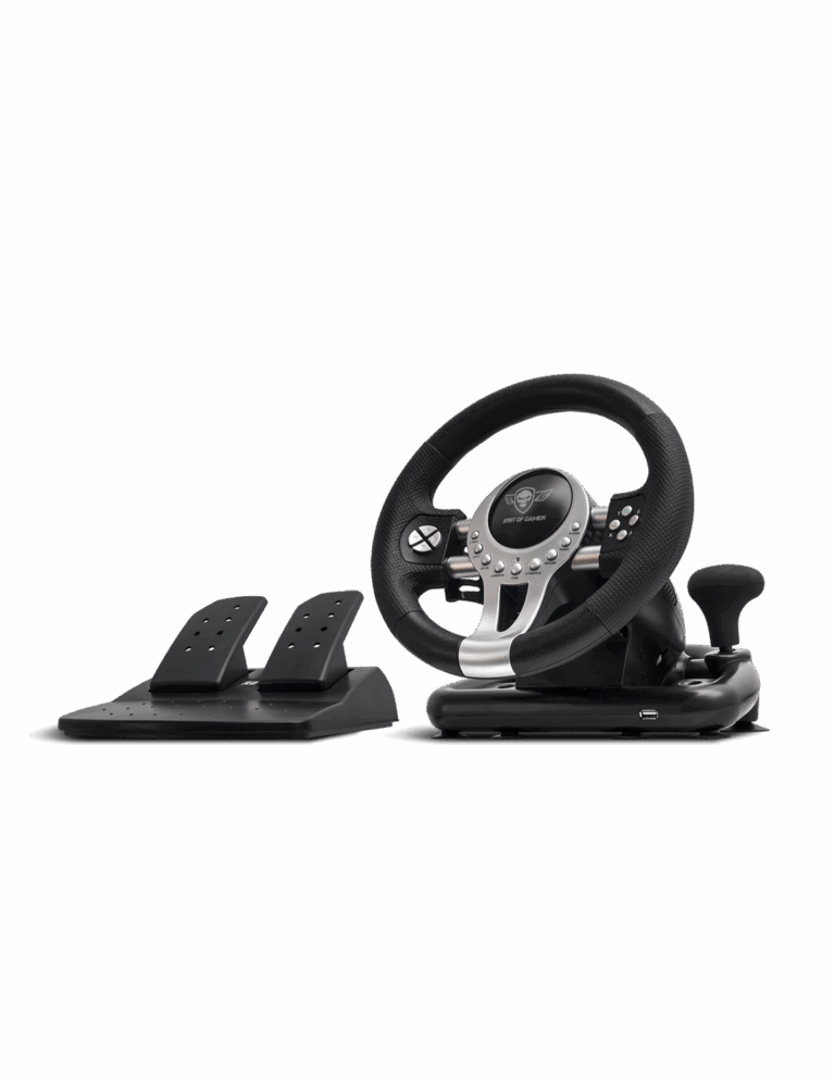 Ensemble Spirit of Gamer Volant + Pédalier + Levier de vitesse Race Wheel Pro 2 – SOG-RWP2 Tunisie