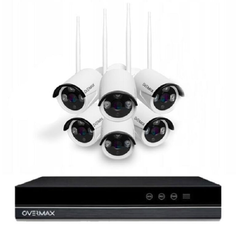 Kit De Surveillance Overmax Camspot NVR 4.0 + 2SINGLE NVR + 6 Caméras -OKIPCASPNVR4-6 Tunisie