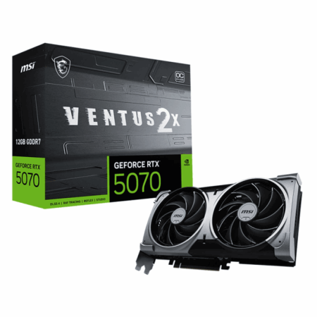 Carte Graphique MSI Geforce RTX 5070 12G Ventus 2X OC – 912-V532-003 Tunisie