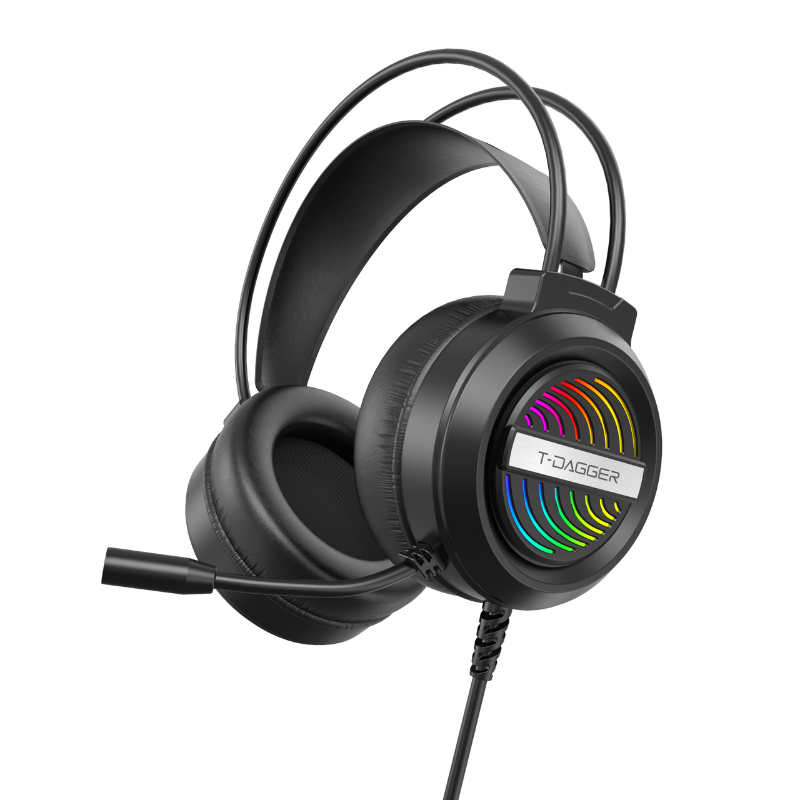 Micro Casque Gamer T-dagger Reforge Usb -Noir – T-RGH218 Tunisie