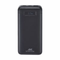 Power Bank RivaCase 20000 mAh Charge Ultra Rapide Pd 30w Avec 2 Câbles Intégrés – Gris – VA2612 Tunisie