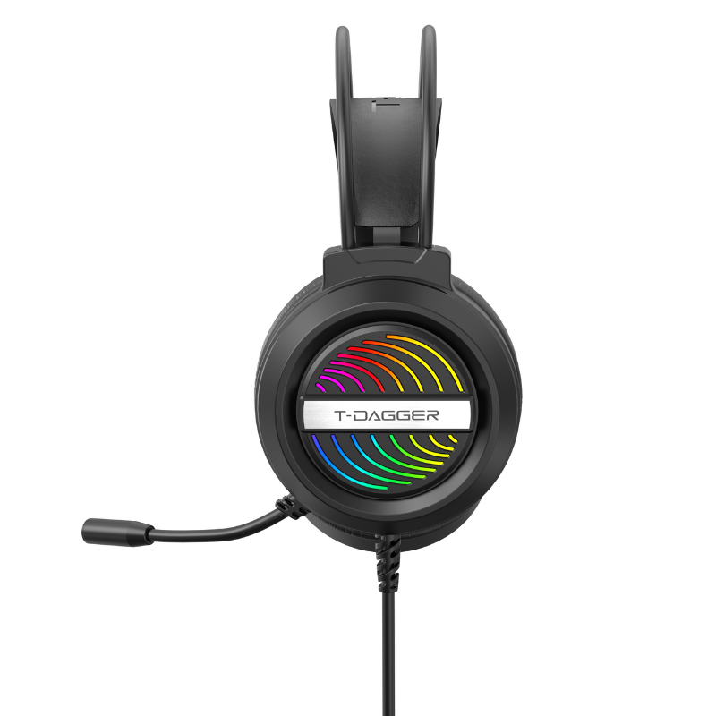 Micro Casque Gamer T-dagger Reforge Usb -Noir – T-RGH218 Tunisie