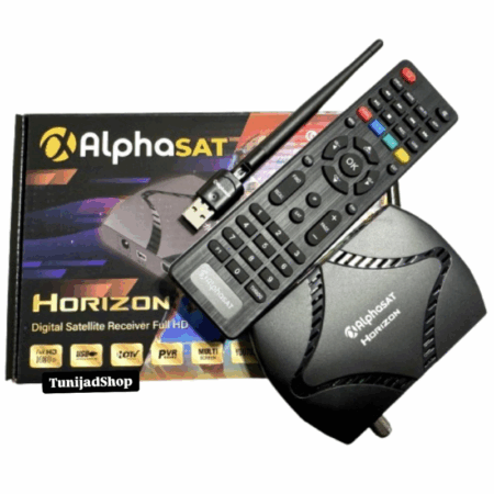 Récepteur Alphasat Horizon + Clé WiFi Tunisie