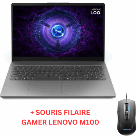 PC Portable Gamer LENOVO LOQ 15IAX9E i5 12è Gén 16Go 512Go RTX 2050 4G -Gris – 83LK0075FG Tunisie