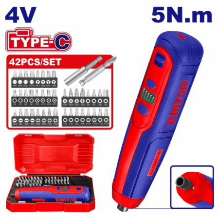 Tournevis sans fil Electronique Emtop – ECSR0406 Tunisie