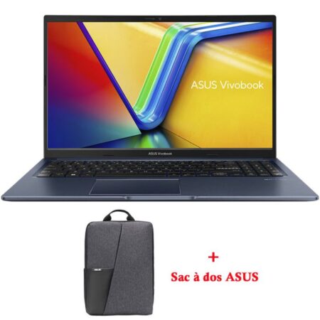 Pc Portable Asus VivoBook 15X1502VA I5 12È Gén 8Go 512Go SSD – Bleu – X1502ZA-EJ2246W Tunisie
