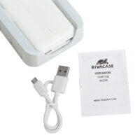 Power Bank RivaCase 20000 mAh – Blanc – VA2081 Tunisie