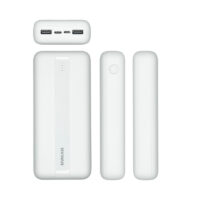 Power Bank RivaCase 20000 mAh – Blanc – VA2081 Tunisie