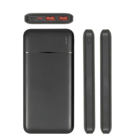 Power Bank RivaCase 10000 mAh – Noir – VA2101 Tunisie