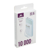 Power Bank RivaCase 10000 mAh – Blanc- VA2211 Tunisie