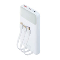 Power Bank RivaCase 10000 mAh – Blanc- VA2211 Tunisie