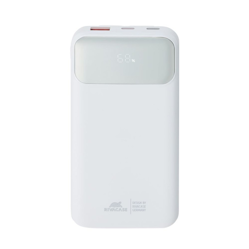 Power Bank RivaCase 10000 mAh – Blanc- VA2211 Tunisie