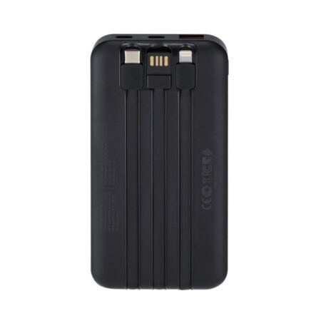 Power Bank RivaCase 10000 mAh – Noir – VA2211 Tunisie