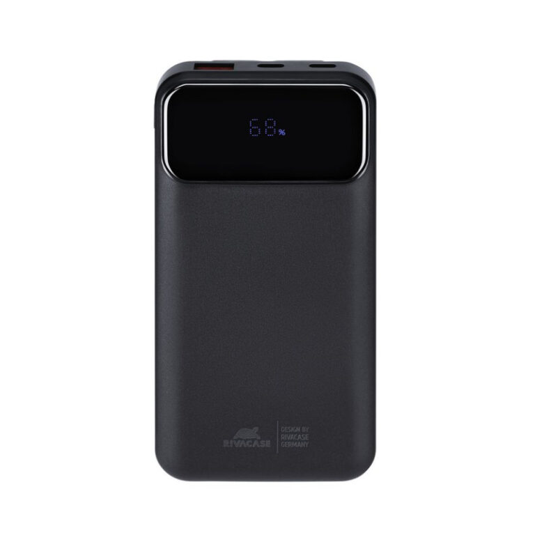 Power Bank RivaCase 10000 mAh – Noir – VA2211 Tunisie