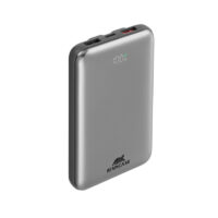 Power Bank RivaCase 10000 mAh Charge Ultra Rapide Pd 30w Avec 2 Câbles Intégrés – Gris – VA2611 Tunisie