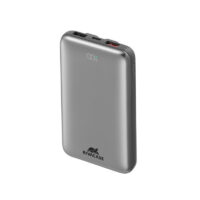 Power Bank RivaCase 10000 mAh Charge Ultra Rapide Pd 30w Avec 2 Câbles Intégrés – Gris – VA2611 Tunisie